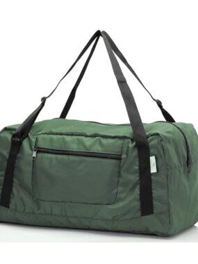 Foldable Travel Duffel Bag for Gym & Luggage - RipStop Fabric, 30L Capacity,